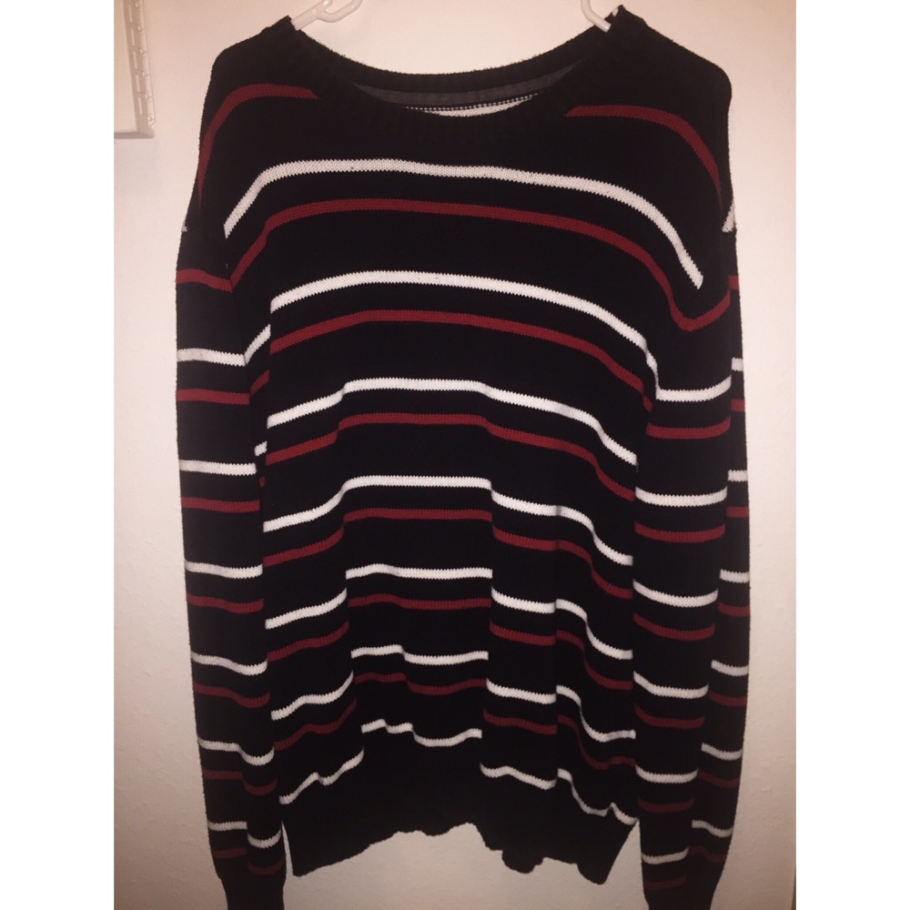 Oversized striped sweater